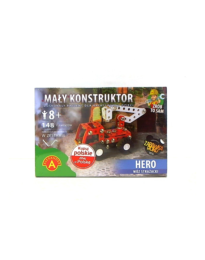 Mały konstruktor Hero wóz strażacki 15553 główny