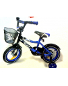 Rower 12'' niebieski -czarny koszyk R-99G-12 Blue - nr 1