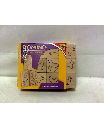 Domino drewniane - zwierzęta 02285