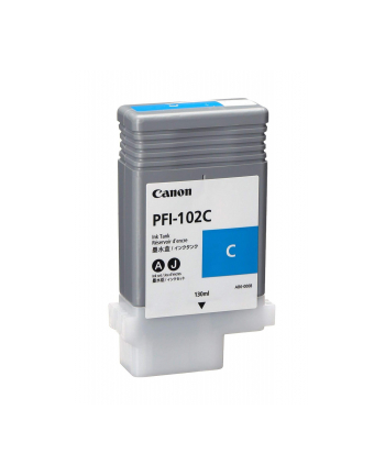 Tusz Canon PFI102C cyan dye | 130ml | iPF500/600/700
