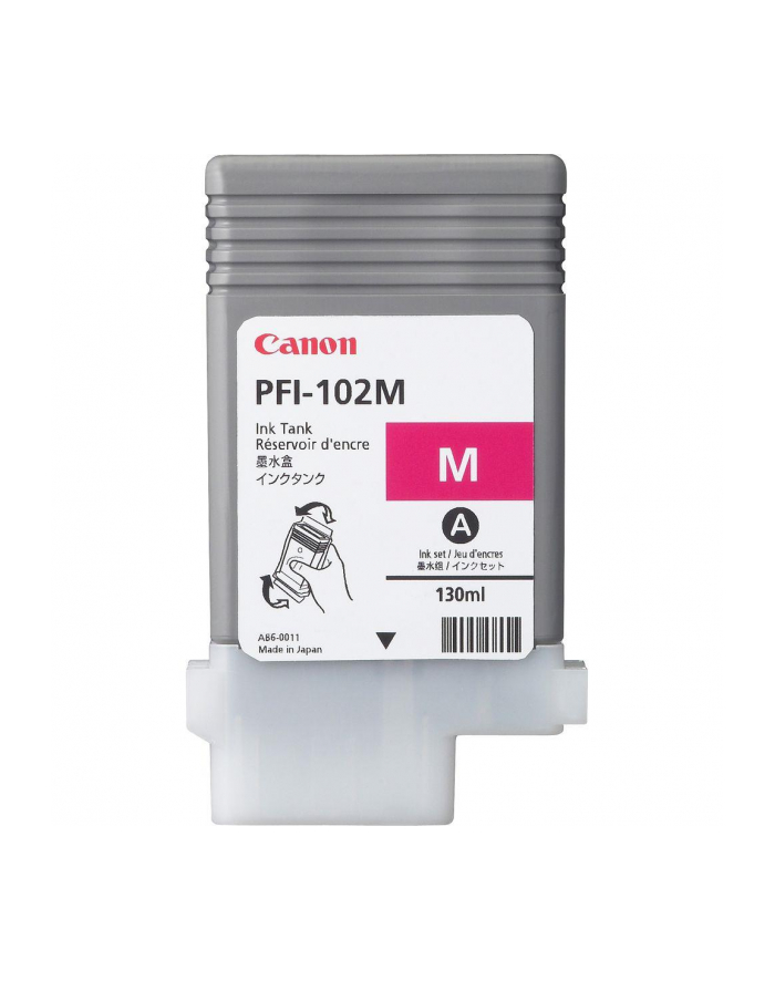 Tusz Canon PFI102M magenta dye | 130ml | iPF500/600/700 główny