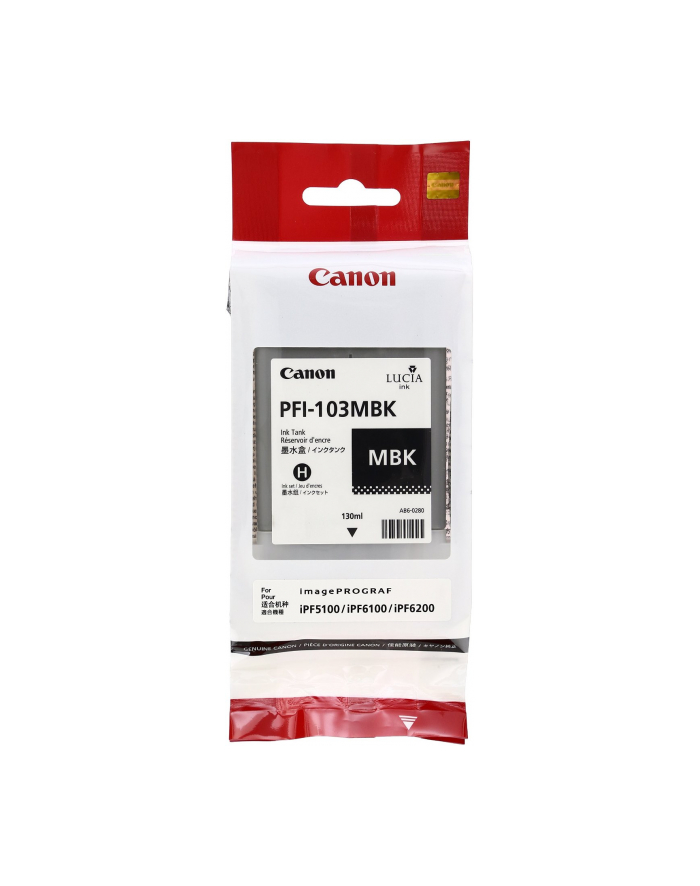 Tusz Canon PFI103MB black pigment | iPF5100/6100 główny