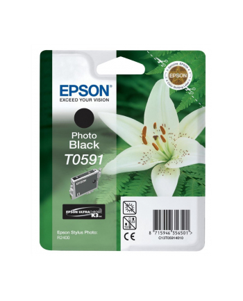 Tusz Epson T0591 photo black | Stylus Photo R2400