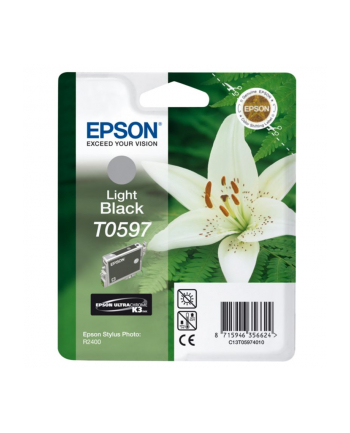 Tusz Epson T0597 light black | Stylus Photo R2400