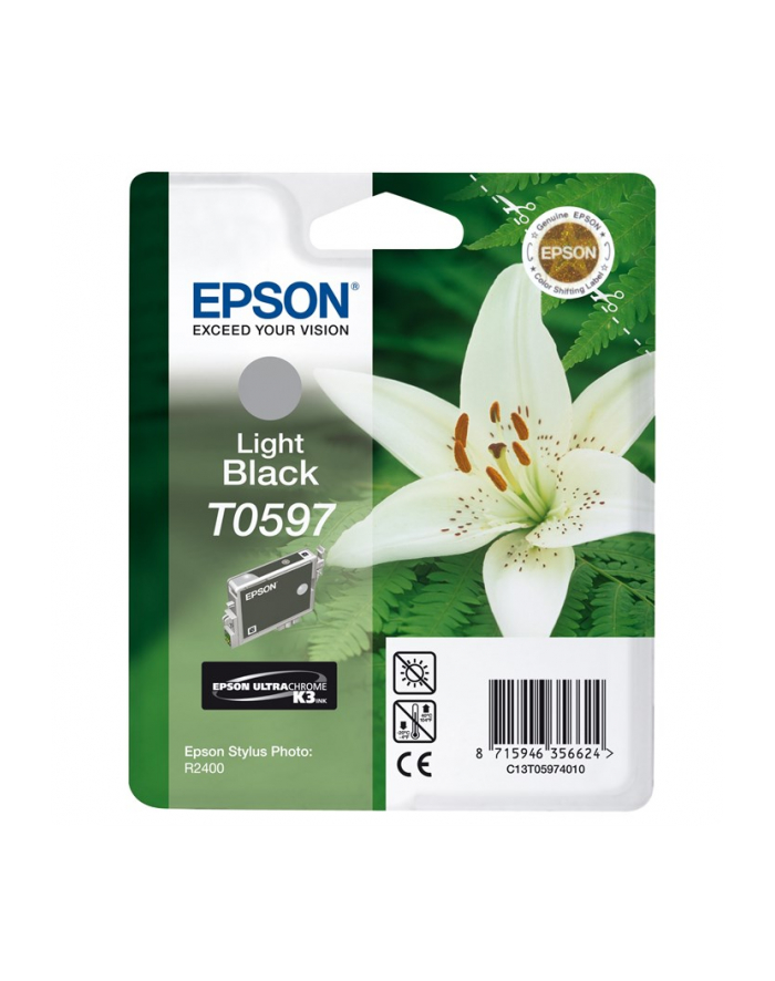 Tusz Epson T0597 light black | Stylus Photo R2400 główny