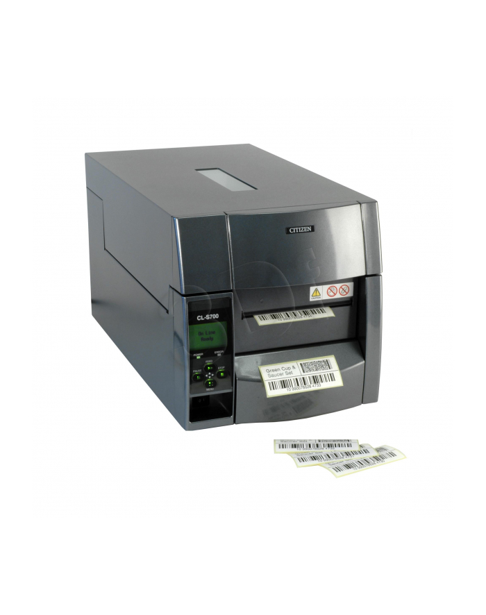 Citizen Drukarka etykiet CL-S700/203dpi/termotransfer/LCD/USB/RS232/Ethernet/czarny/ZPL/DPL/LPT / 1000843 główny