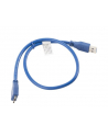 Kabel USB 3.0 micro AM-MBM5P 0.5M niebieski - nr 11