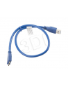 Kabel USB 3.0 micro AM-MBM5P 0.5M niebieski - nr 6