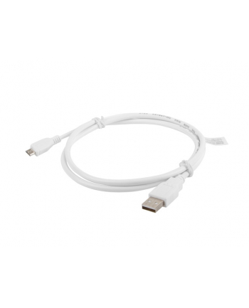 Kabel USB 2.0 micro AM-MBM5P 1M biały