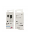 Kabel OTG USB AF - USB C 15cm czarny - nr 2