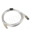 Kabel USB 2.0 AM-BM 1.8M Ferryt przezroczysty - nr 6