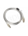 Kabel USB 2.0 AM-BM 3M Ferryt przezroczysty - nr 7