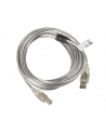 Kabel USB 2.0 AM-BM 5M Ferryt przezroczysty - nr 11