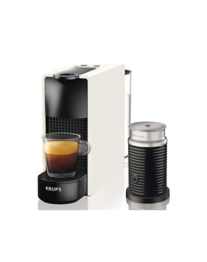 Krups Nespresso Essenza Mini & Aeroccino3 - white główny