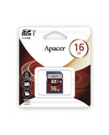 Apacer SDHC 16GB 10MB/s, UHS-I/Class 10