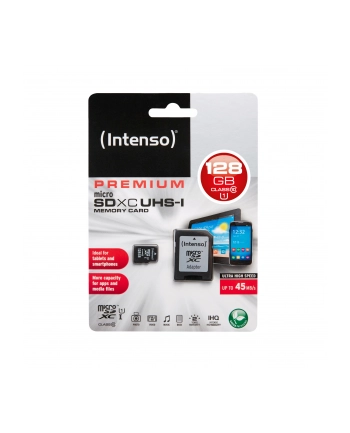 Intenso 128 GB microSDXC + SD adapter