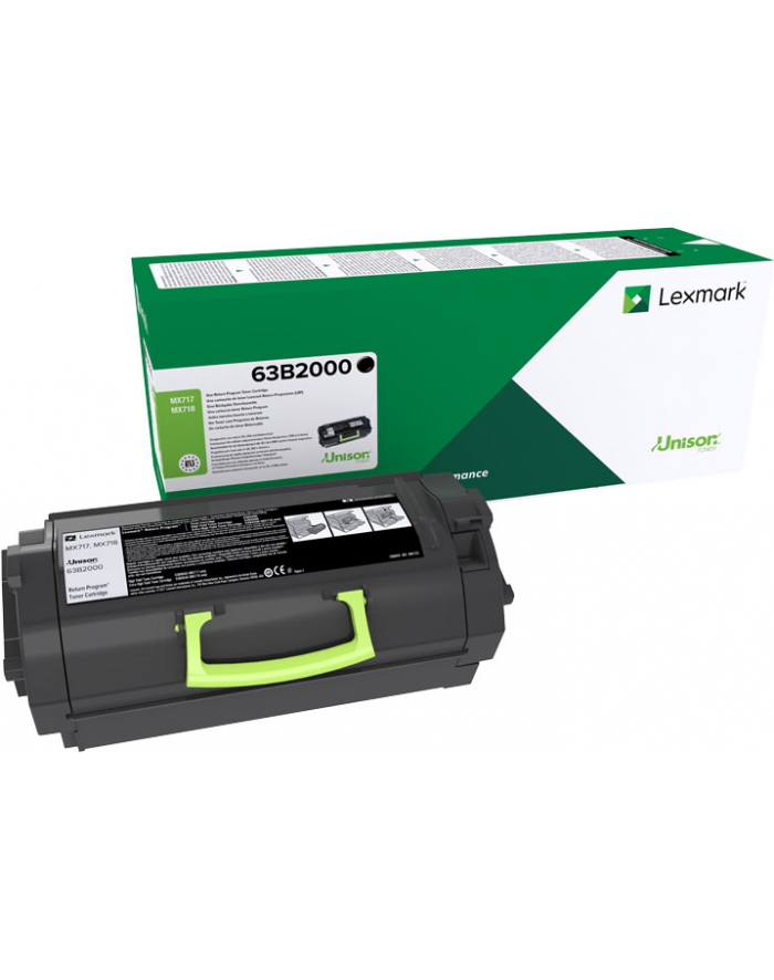 Lexmark Toner MX717,718 11K BK 63B2000 główny