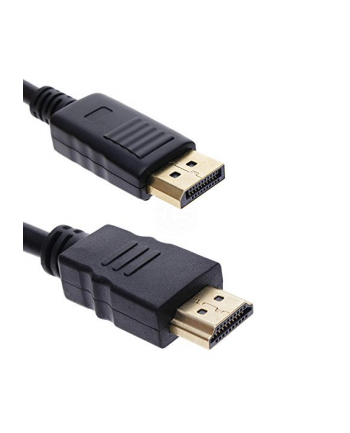 Sharkoon Displayport DP 1.2 - HDMI 4K - Kabel - black - 5m