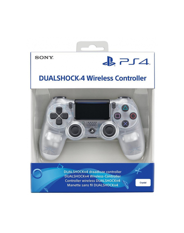Sony DUALSHOCK 4 Wireless Controller v2, Gamepad - Crystal główny