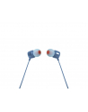 Słuchawki douszne z mikrofonem JBL T110 (niebieskie) - nr 10