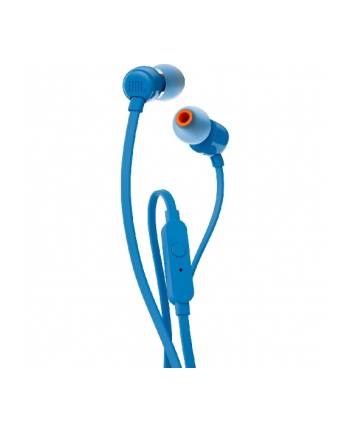 Słuchawki douszne z mikrofonem JBL T110 (niebieskie)