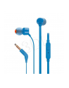 Słuchawki douszne z mikrofonem JBL T110 (niebieskie) - nr 2