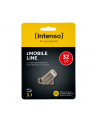 Intenso cMOBILE LINE 32GB USB 3.0 - silver - nr 14