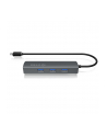 RaidSonic IcyBox 3-portowy Hub USB 3.0 & Gigabit-LAN - nr 19