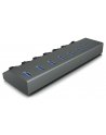 RaidSonic IcyBox 7-portowy Hub USB 3.0, On/off przełącznik dla każdego portu - nr 11