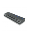 RaidSonic IcyBox 7-portowy Hub USB 3.0, On/off przełącznik dla każdego portu - nr 6