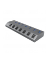 RaidSonic IcyBox 7-portowy Hub USB 3.0, On/off przełącznik dla każdego portu - nr 7
