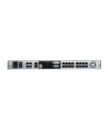 Aten ALTUSEN KN1116VN 16-Port Cat 5 Dual Rail LCD KVM over IP Switch 1 local/1 remote