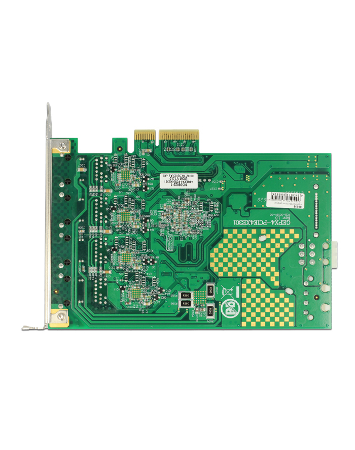 DeLOCK PCIe 4 x 1 Gigabit LAN PoE+ RJ45 główny