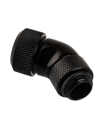 Alphacool Eiszapfen 45° pipe connection 1/4'' on 13mm, black - 17407