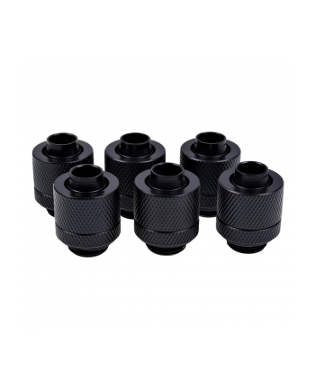 Alphacool Eiszapfen hose fitting 1/4'' on 13/10mm, 6-pack black - 17228