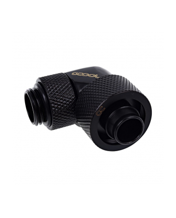 Alphacool Eiszapfen 90° hose fitting 1/4'' on 16/10mm, black - 17236