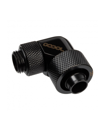 Alphacool Eiszapfen 90° hose fitting 1/4'' on 16/10mm, black - 17236