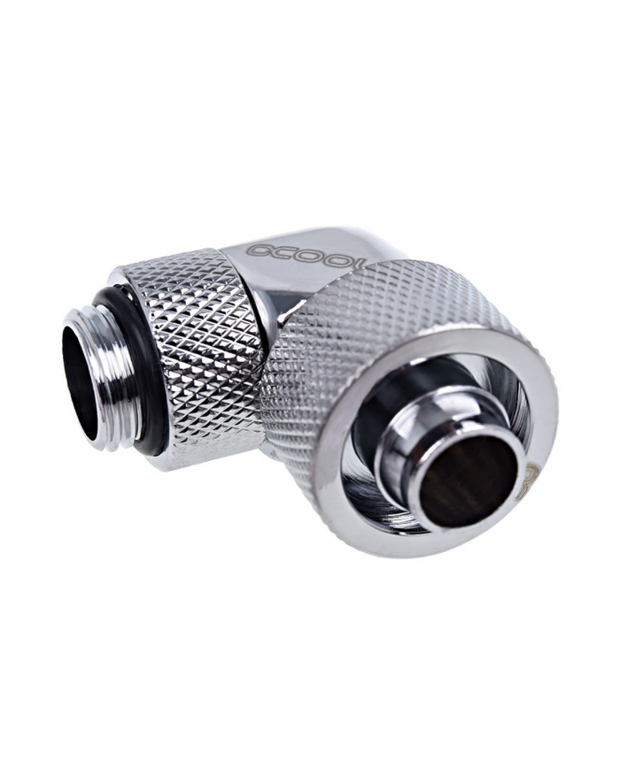 Alphacool Eiszapfen 90° hose fitting 1/4'' on 16/10mm, chrome-plated - 17237 główny