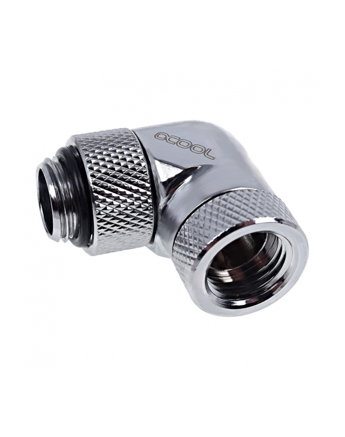 Alphacool Eiszapfen 90° L-angle adapter 1/4'', chrome-plated - 17261 główny