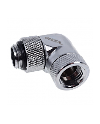 Alphacool Eiszapfen 90° L-angle adapter 1/4'', chrome-plated - 17261