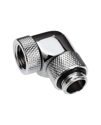 Alphacool Eiszapfen 90° L-angle adapter 1/4'', chrome-plated - 17261
