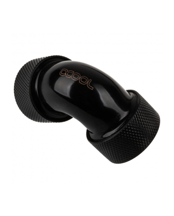 Alphacool Eiszapfen 90° 16mm L connector for pipes 1/4'', black - 17298