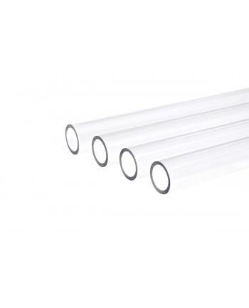 Alphacool ice pipe HardTube PETG pipe, 60cm 13/10mm, clear, 4-pack - 18513