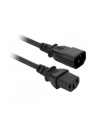 Przedłużacz kabla zasilającego Akyga AK-PC-03A IEC C13/C14 250V/50Hz 10A 1,8m czarny - nr 1