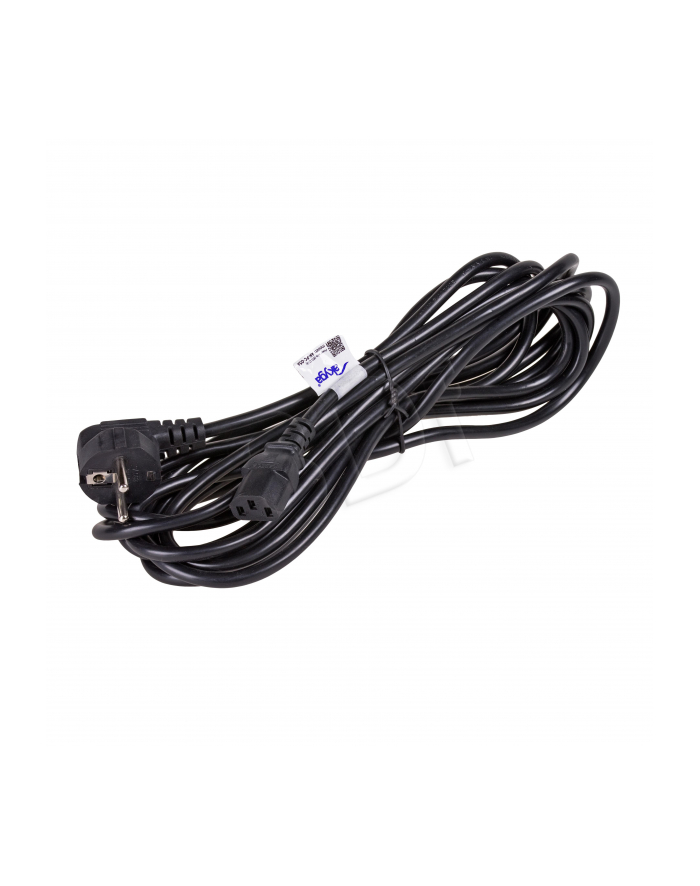 Kabel zasilający Akyga AK-PC-05A CEE 7/7 - IEC C13 250V/50Hz 10A 5m czarny główny