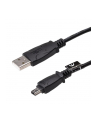 Kabel USB 2.0 Akyga AK-USB-22 USB A/M - mini USB B/M 5-pin 1,0m czarny - nr 1