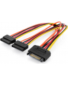 Kabel zasilający ASSMANN SATA/M - 2xSATA/Ż, 0,3m - nr 14