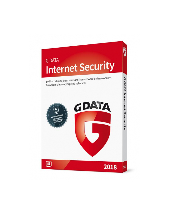 G DATA Internet Security 2018 BOX 1PC 1ROK główny