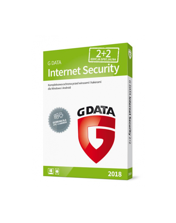 G DATA Internet Security 2018 BOX 2+2 20 miesięcy główny