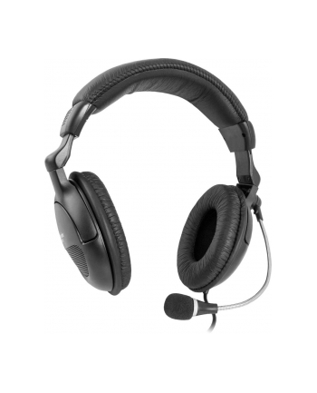Słuchawki z mikrofonem DEFENDER ORPHEUS HN-898 kabel 3m czarne